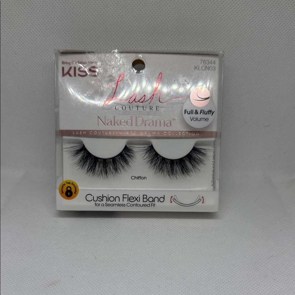 Kiss Lash Couture Naked Drama in Chiffon Black